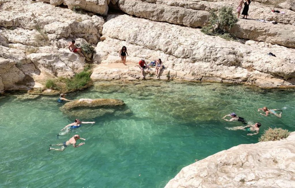 Wadi shab and bimmah sinkhole tour from Muscat